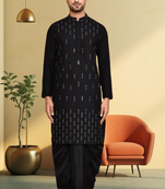 Art silk dhoti kurta for mens