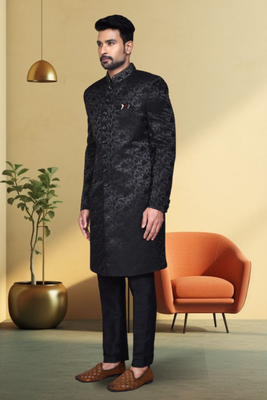Silk sherwani for mens 4