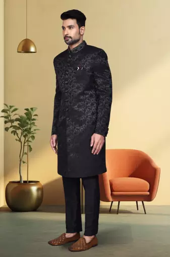 Silk sherwani for mens
