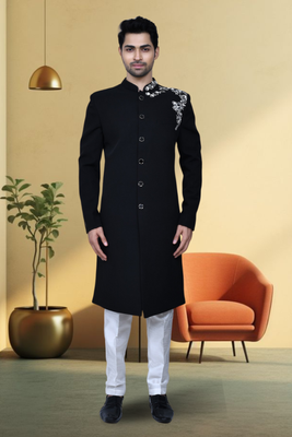 Silk sherwani for mens 1