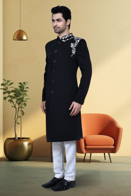 Silk sherwani for mens 2