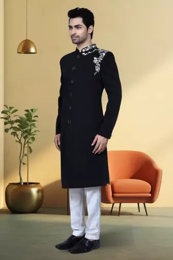 Silk sherwani for mens