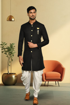 Silk jhodhpuri sherwani for mens 1