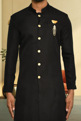 Silk jhodhpuri sherwani for mens 2