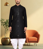 Art silk dhoti kurta for mens
