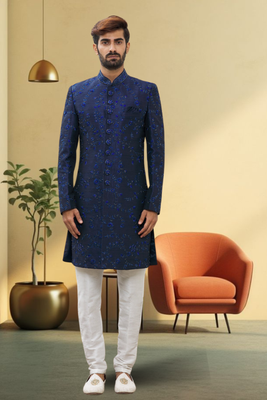 Art silk sherwani for mens 1