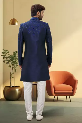 Art silk sherwani for mens