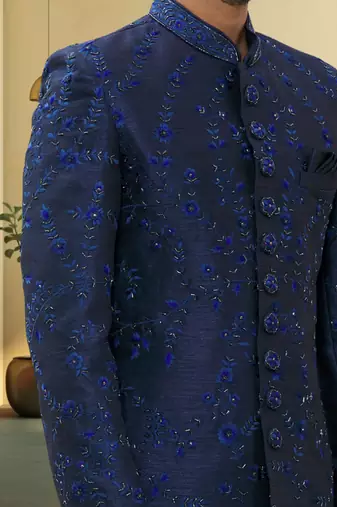 Art silk sherwani for mens