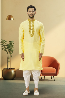 Art silk dhoti-kurta for mens 1