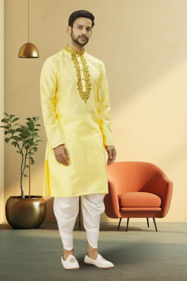 Art silk dhoti-kurta for mens 2