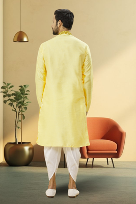 Art silk dhoti-kurta for mens 3