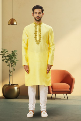 Art silk kurta-pajama for mens 1