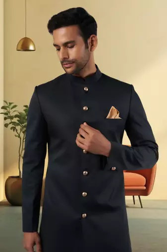 Silk sherwani for mens