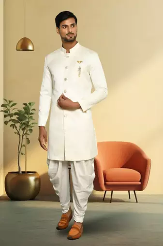 Art silk jodhpuri-sherwani for mens
