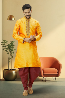 Art silk dhoti-kurta for mens 1