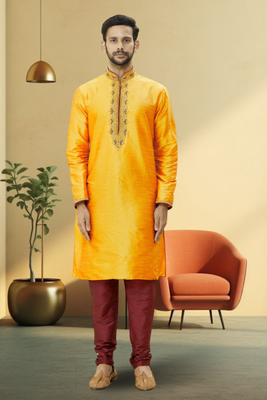Art silk kurta-pajama for mens 1