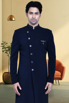 Silk sherwani for mens 4