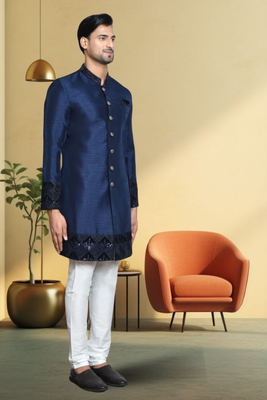 Art silk sherwani for mens 2
