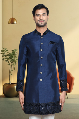 Art silk sherwani for mens 3