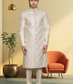 Silk sherwani for mens
