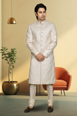 Silk sherwani for mens 2