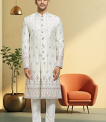 Silk sherwani for mens