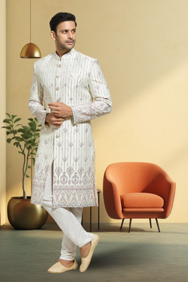 Silk sherwani for mens 3