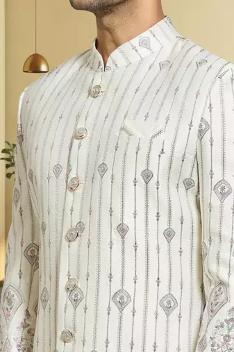 Silk sherwani for mens