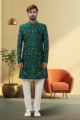 Art silk sherwani for mens 1