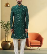 Art silk sherwani for mens