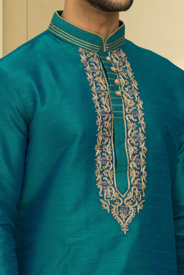 Art silk dhoti-kurta for mens 3