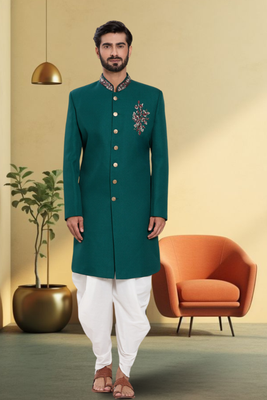 Art silk jodhpuri-sherwani for mens 1