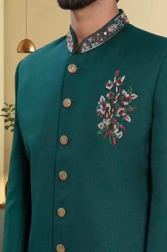 Art silk jodhpuri-sherwani for mens