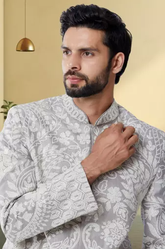 Art silk sherwani for mens