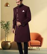 Silk sherwani for mens