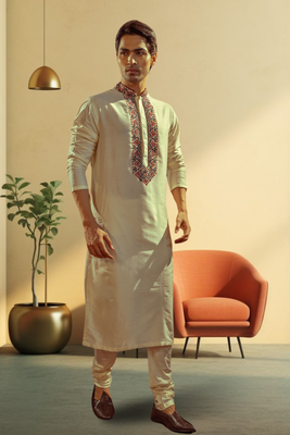 Art silk kurta-pajama for mens 1