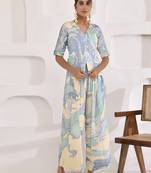 Vivid vibes pastel marble print co-ord set