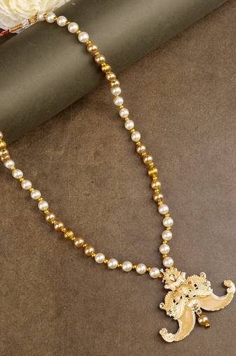  groom sherwani necklace layered moti mala for wedding | groom mala with brooch set