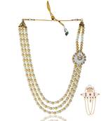 Groom mala and brooch set