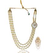 Groom mala and brooch set