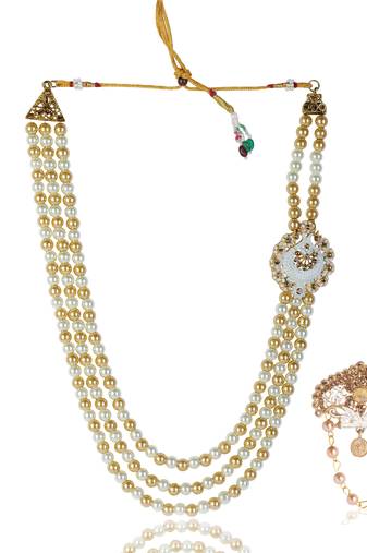 Groom mala and brooch set