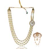 Groom mala and brooch set