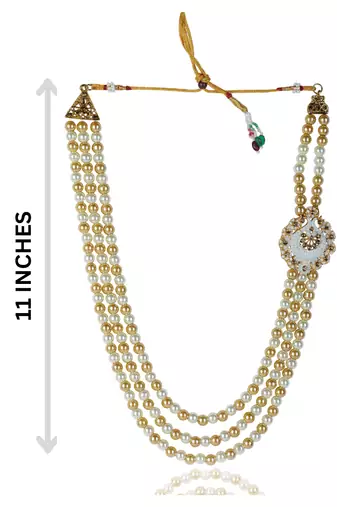 Groom mala and brooch set