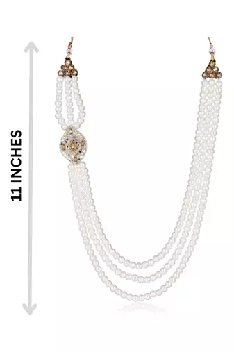 Groom mala and brooch set