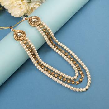 Groom mala and brooch set 1