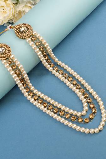 Groom mala and brooch set