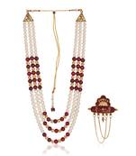 Groom mala and brooch set