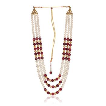 Groom mala and brooch set 3