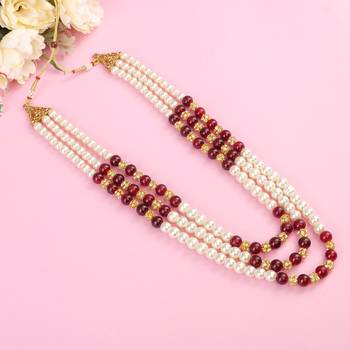 Groom mala and brooch set 4