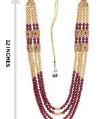 Groom mala and brooch set